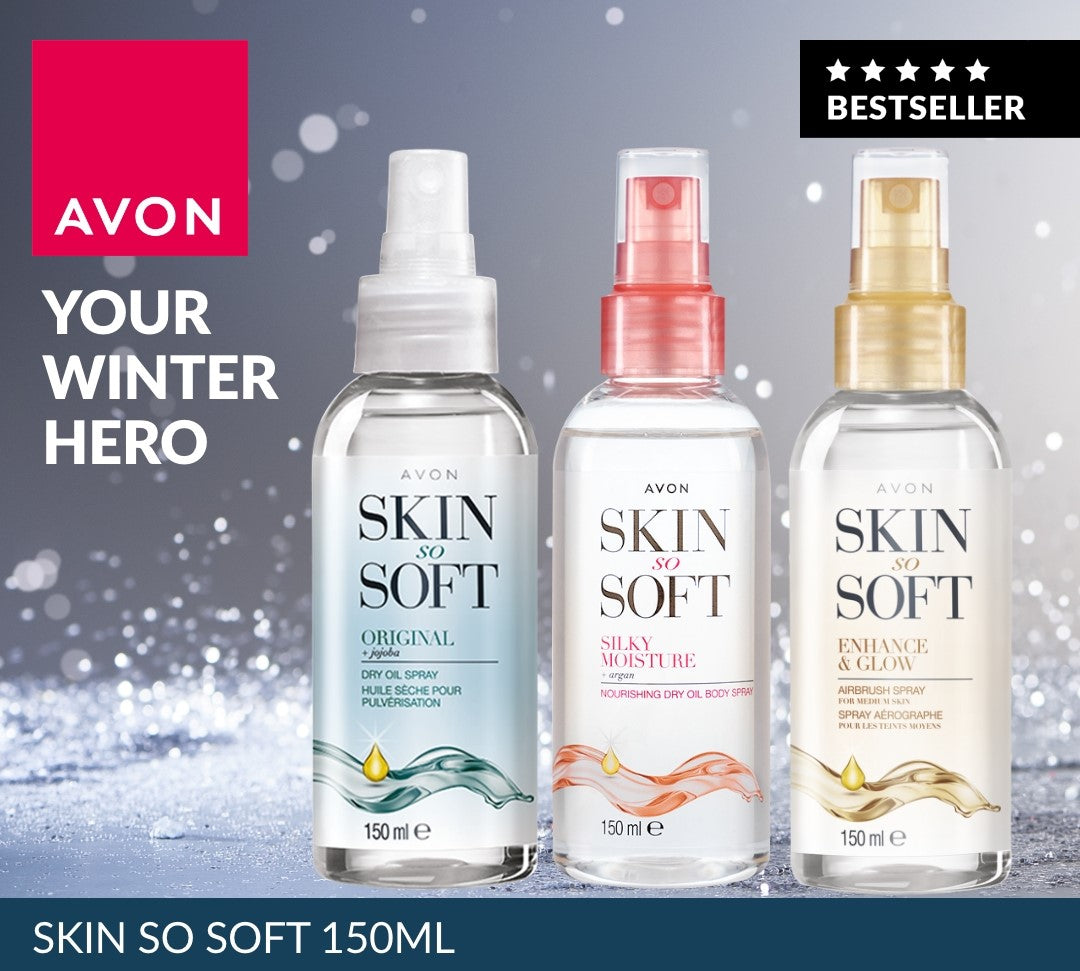 AVON Skin So Soft 150ml sprays from £5