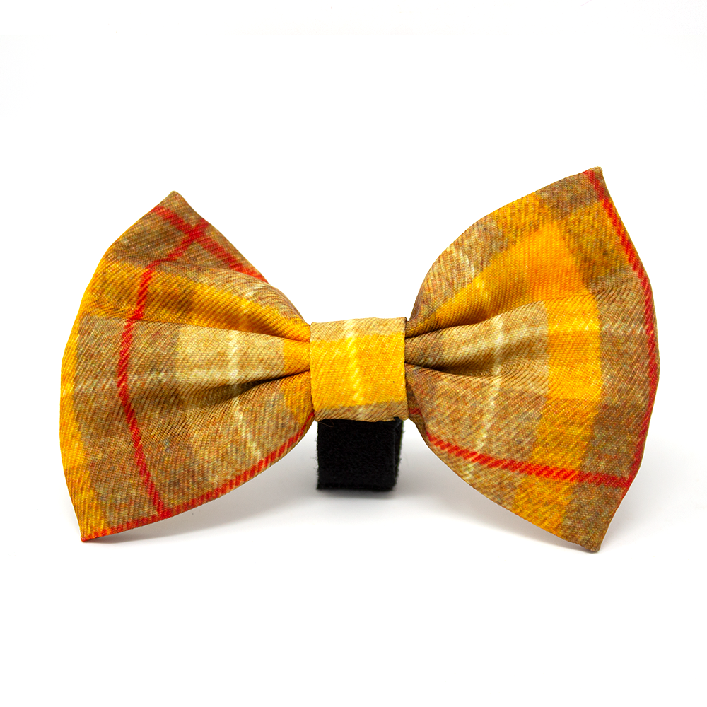 'Honey' - Yellow Check Dog Harness