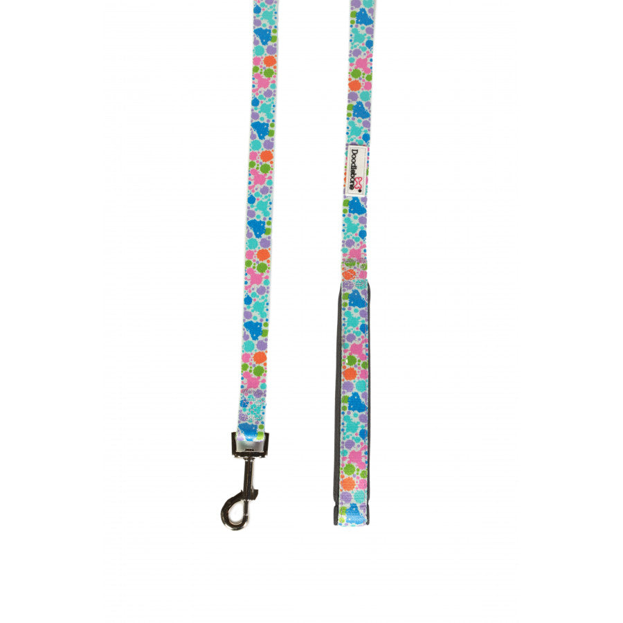 DOODLEBONE Dog Lead - PASTEL PAINT SPLAT