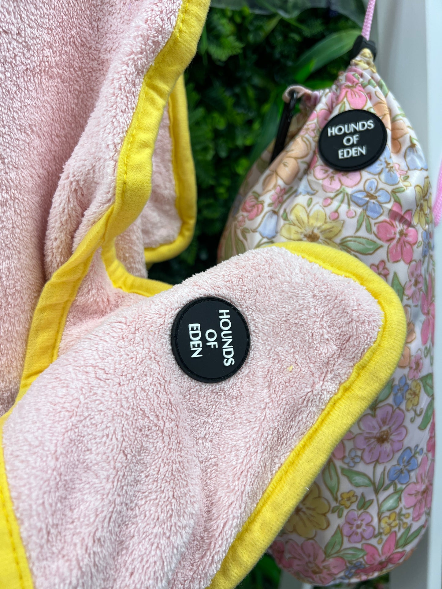 Pastel Petal Dog Towel