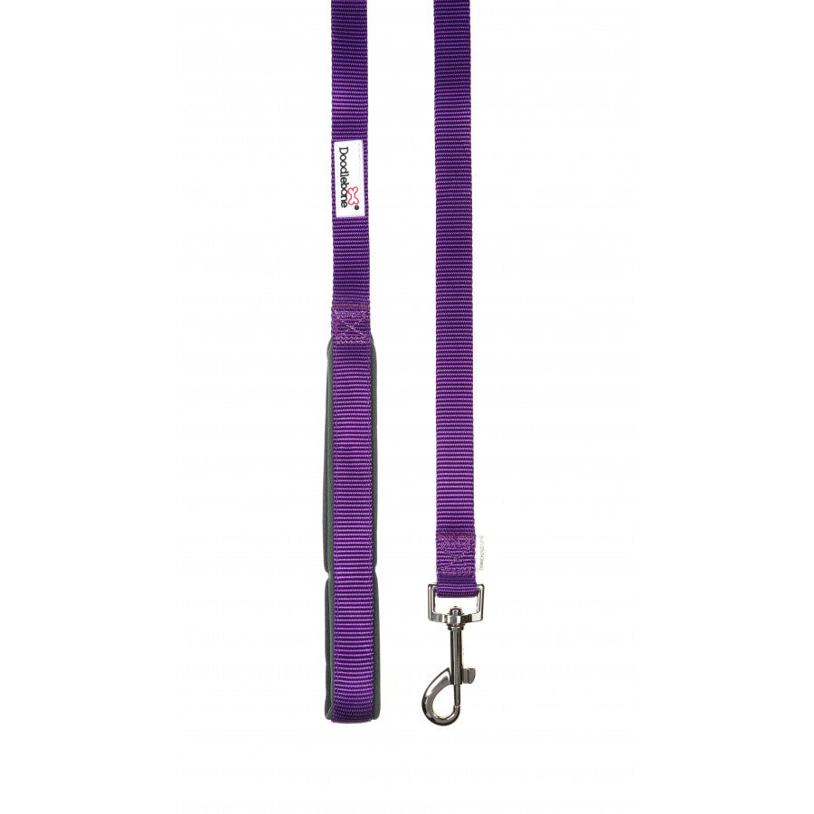 DOODLEBONE Dog Collar and Lead Set - VIOLET