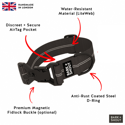 AirTag Dog Collar (M-XL) | SPRK-40 3.0