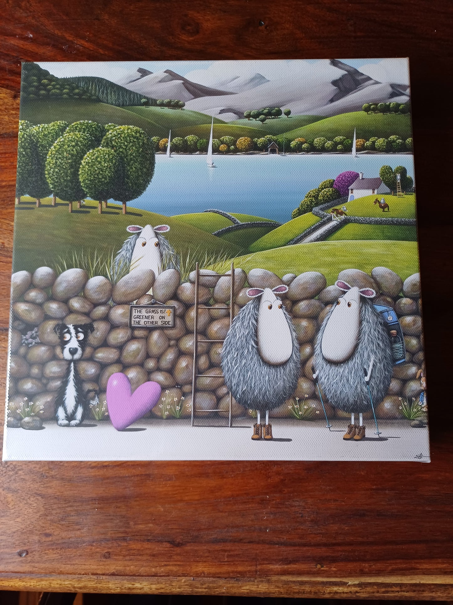 SIMON CLARKE Artwork - The Grass is Greener