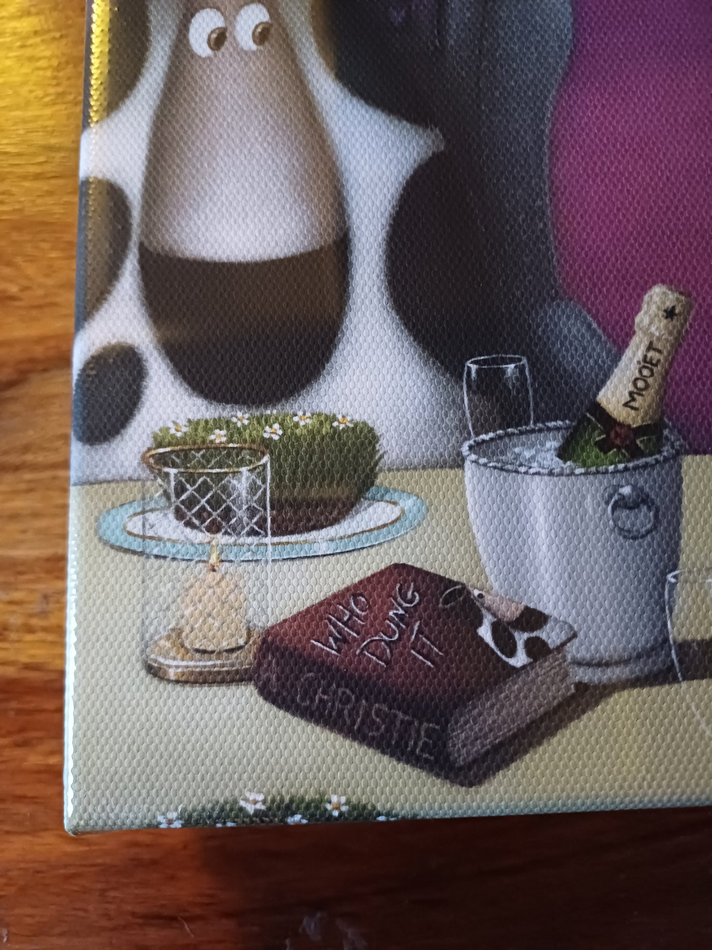 SIMON CLARKE Artwork - Murder on the Cattle Train Express