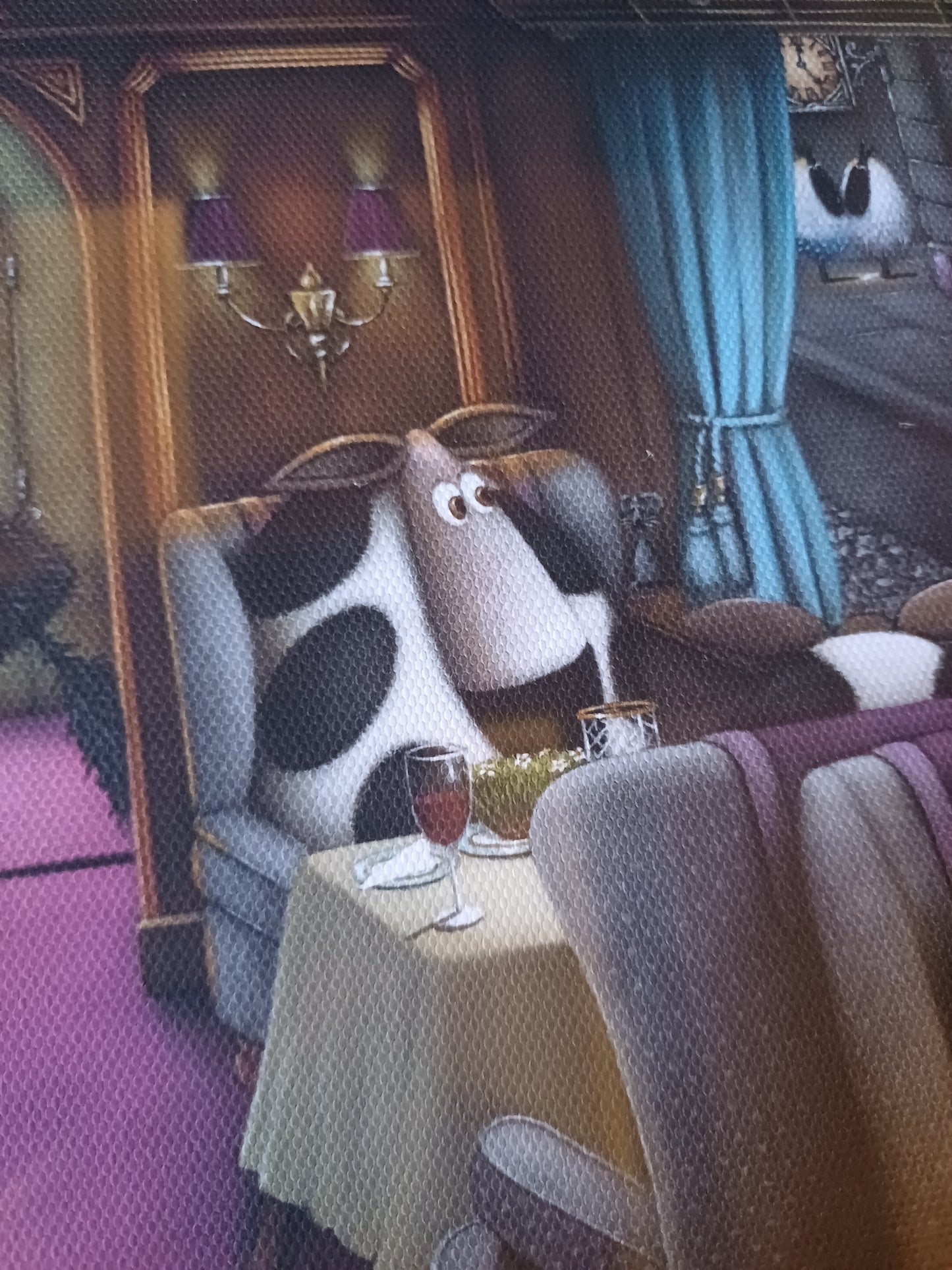 SIMON CLARKE Artwork - Murder on the Cattle Train Express