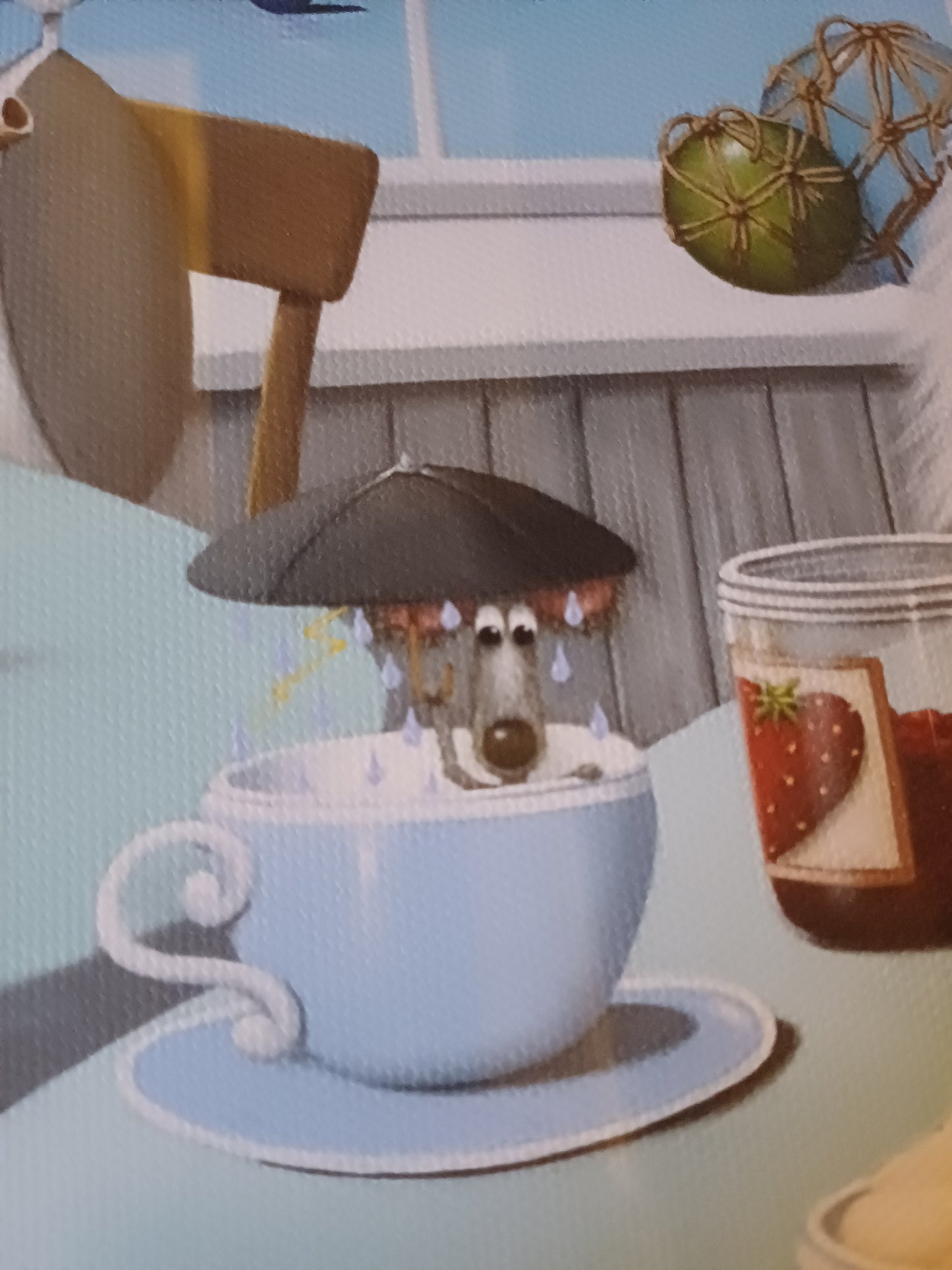 SIMON CLARKE Artwork - Cream Tea with Ewe