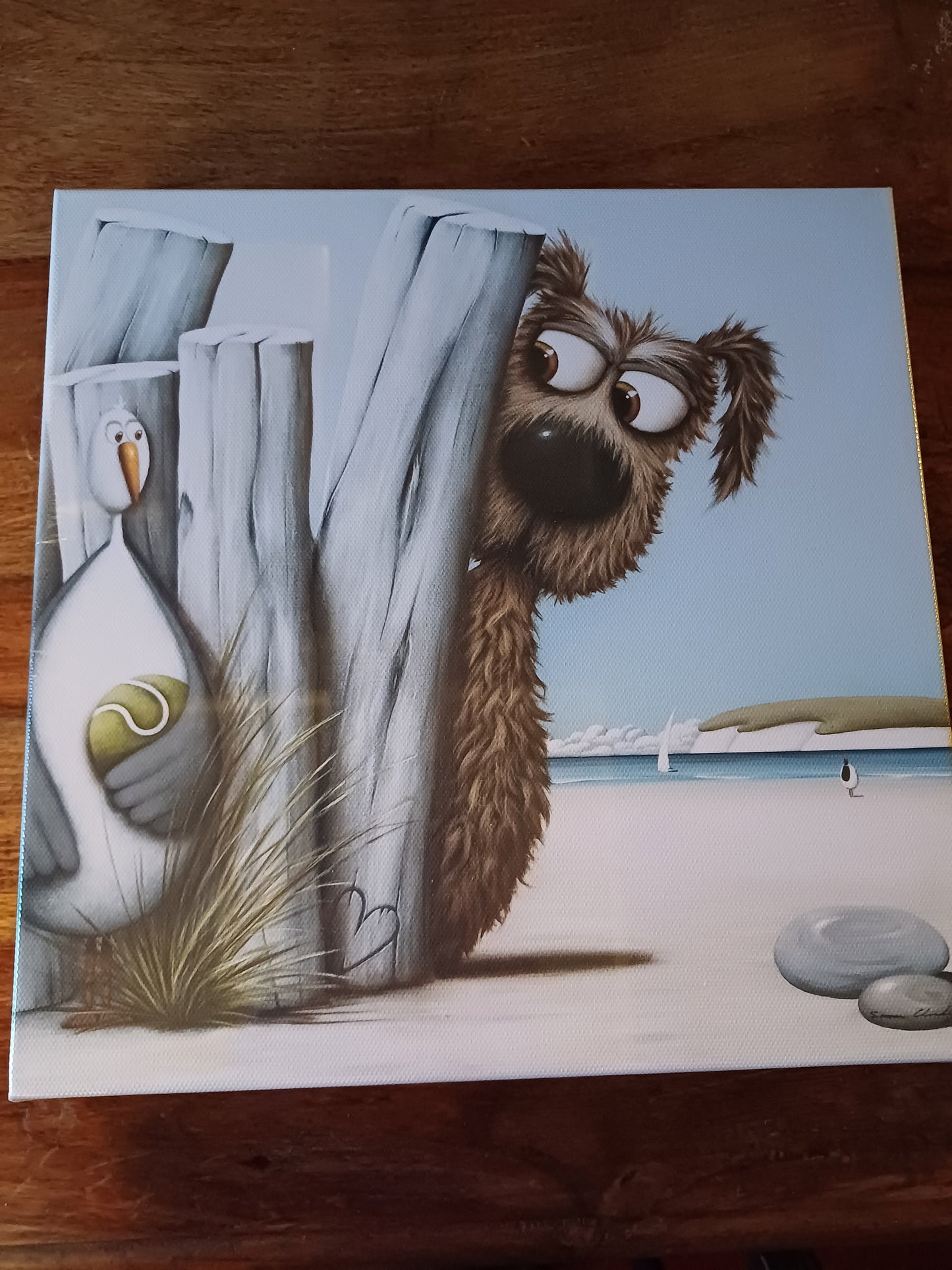 SIMON CLARKE Artwork - Can we have our Ball back?
