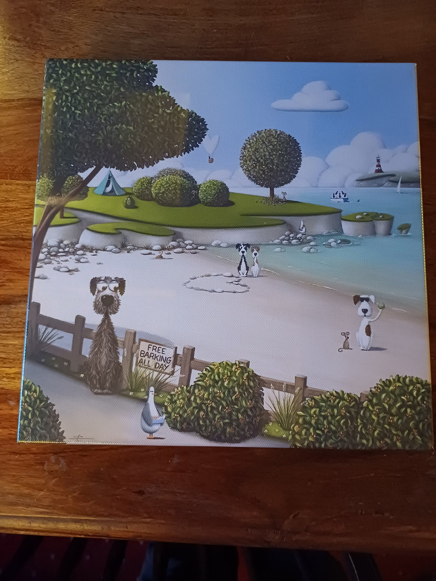 SIMON CLARKE Artwork - Free Barking