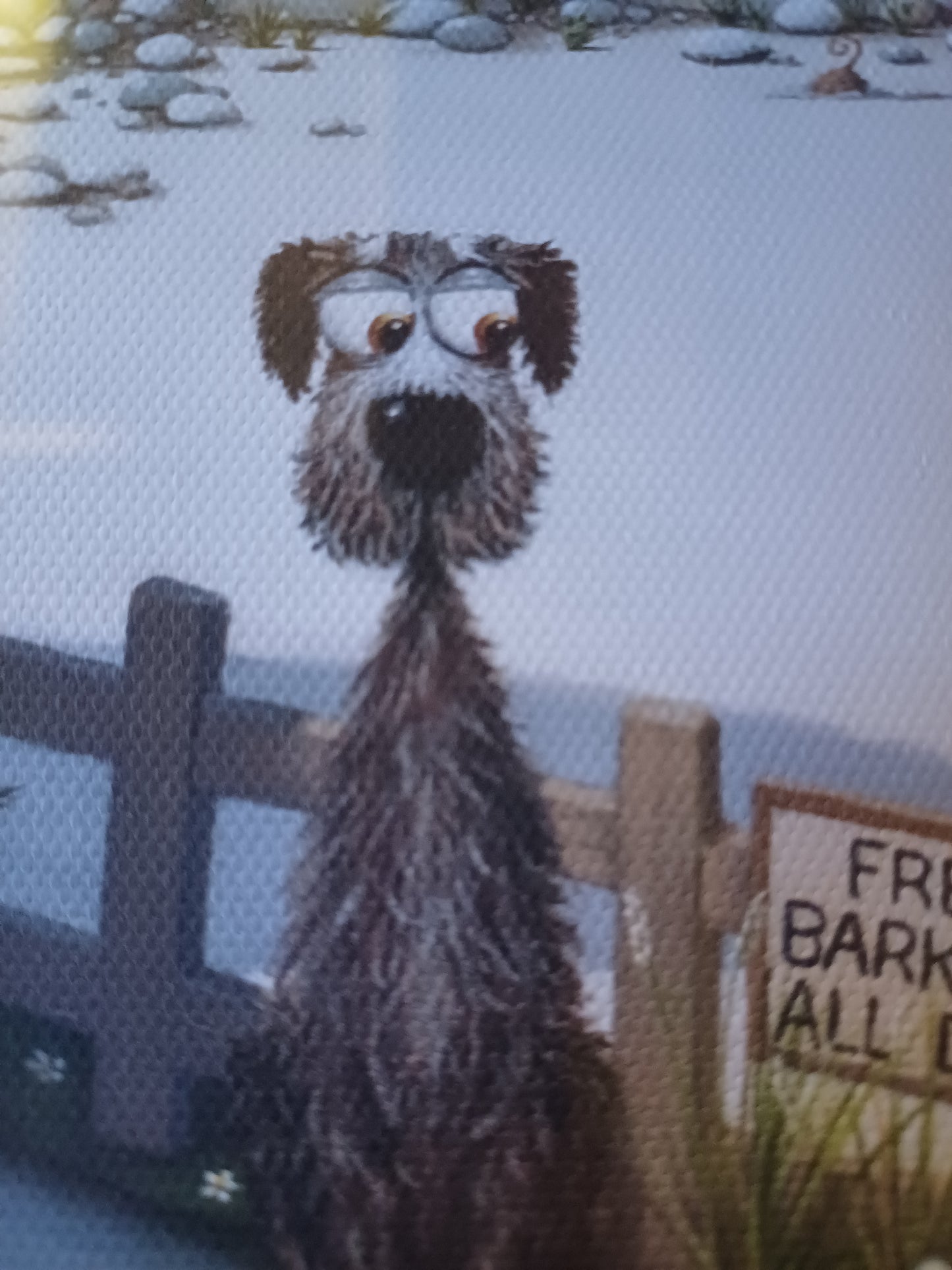 SIMON CLARKE Artwork - Free Barking