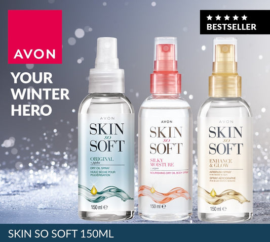 AVON Skin So Soft 150ml sprays from £5