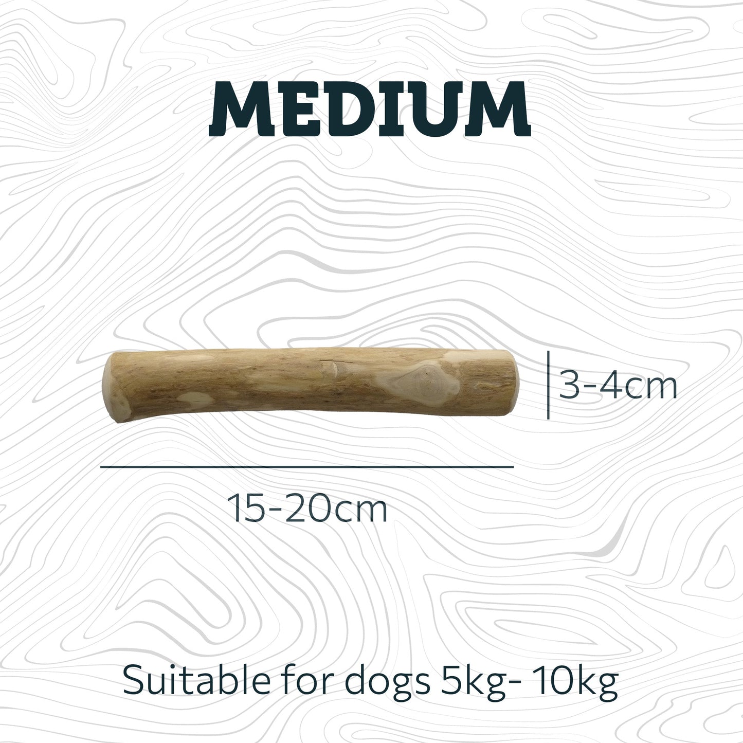 Natural Coffee Wood Dog Chews