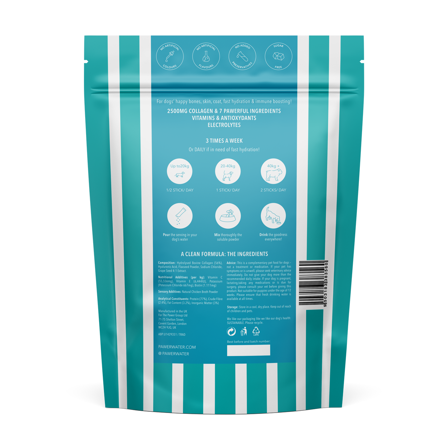 Pawer Water Joint Support (12 sticks Pouch)