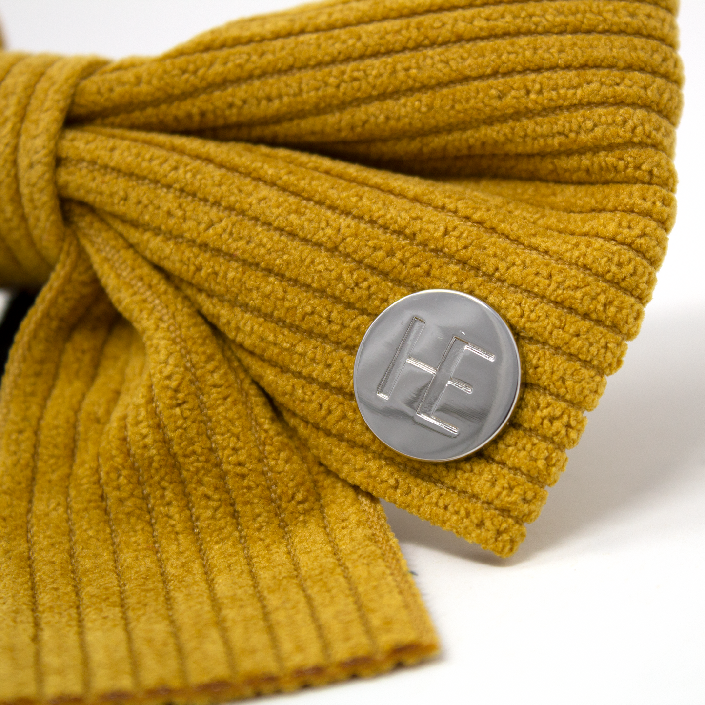 Mustard Yellow Corduroy Sailor Bow Tie