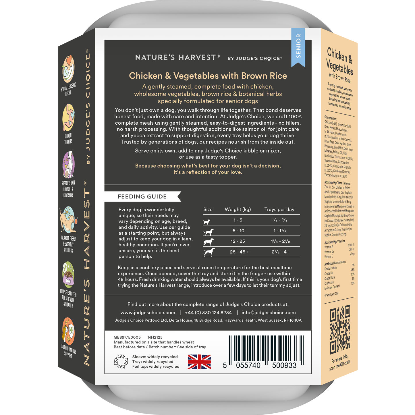 Chicken & Vegetables with Brown Rice - Senior