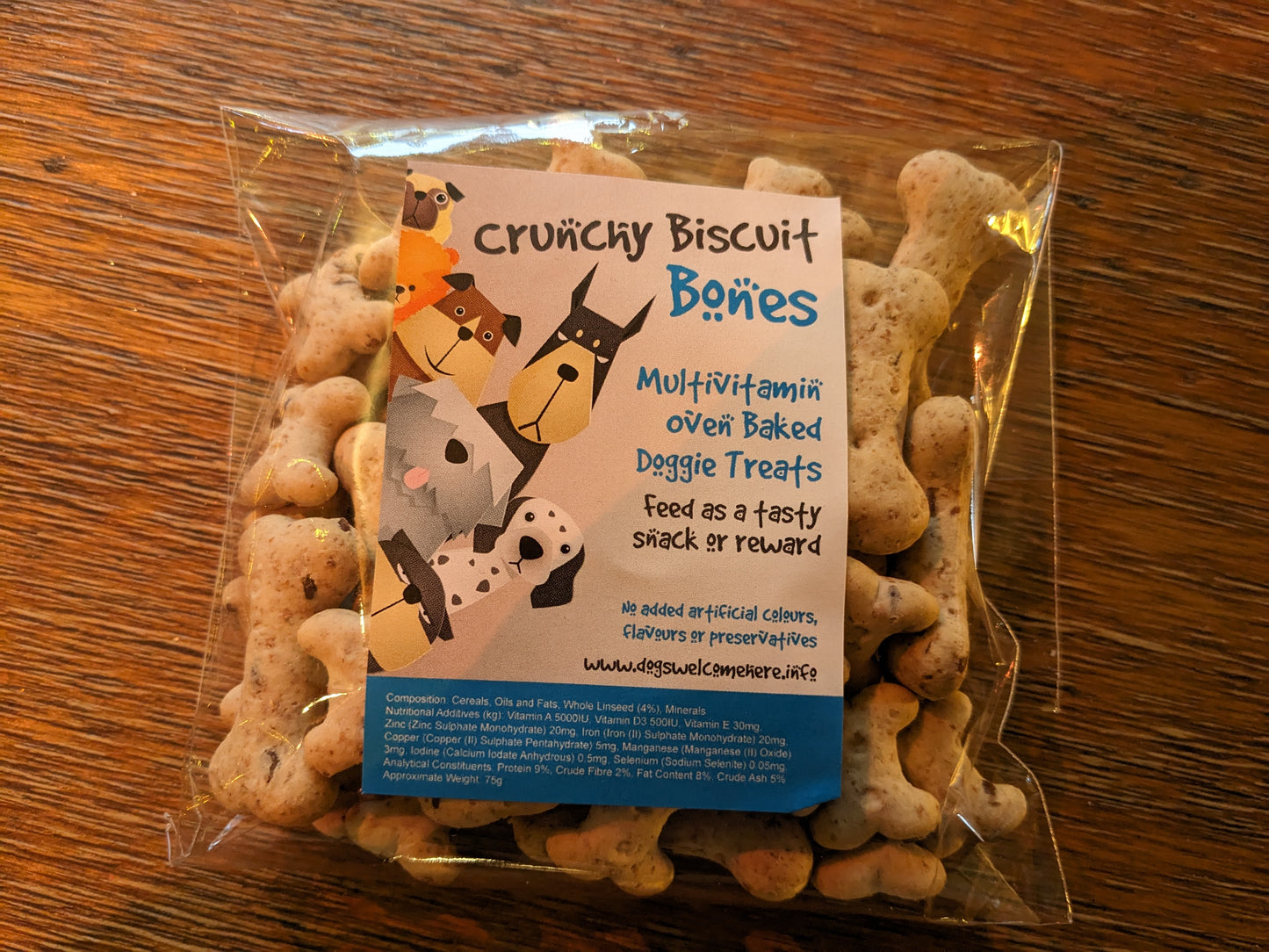 Crunchy Biscuit Bone Dog Treats