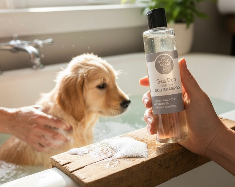 Natural Oatmeal and Aloe Vera Handmade Dog Shampoo