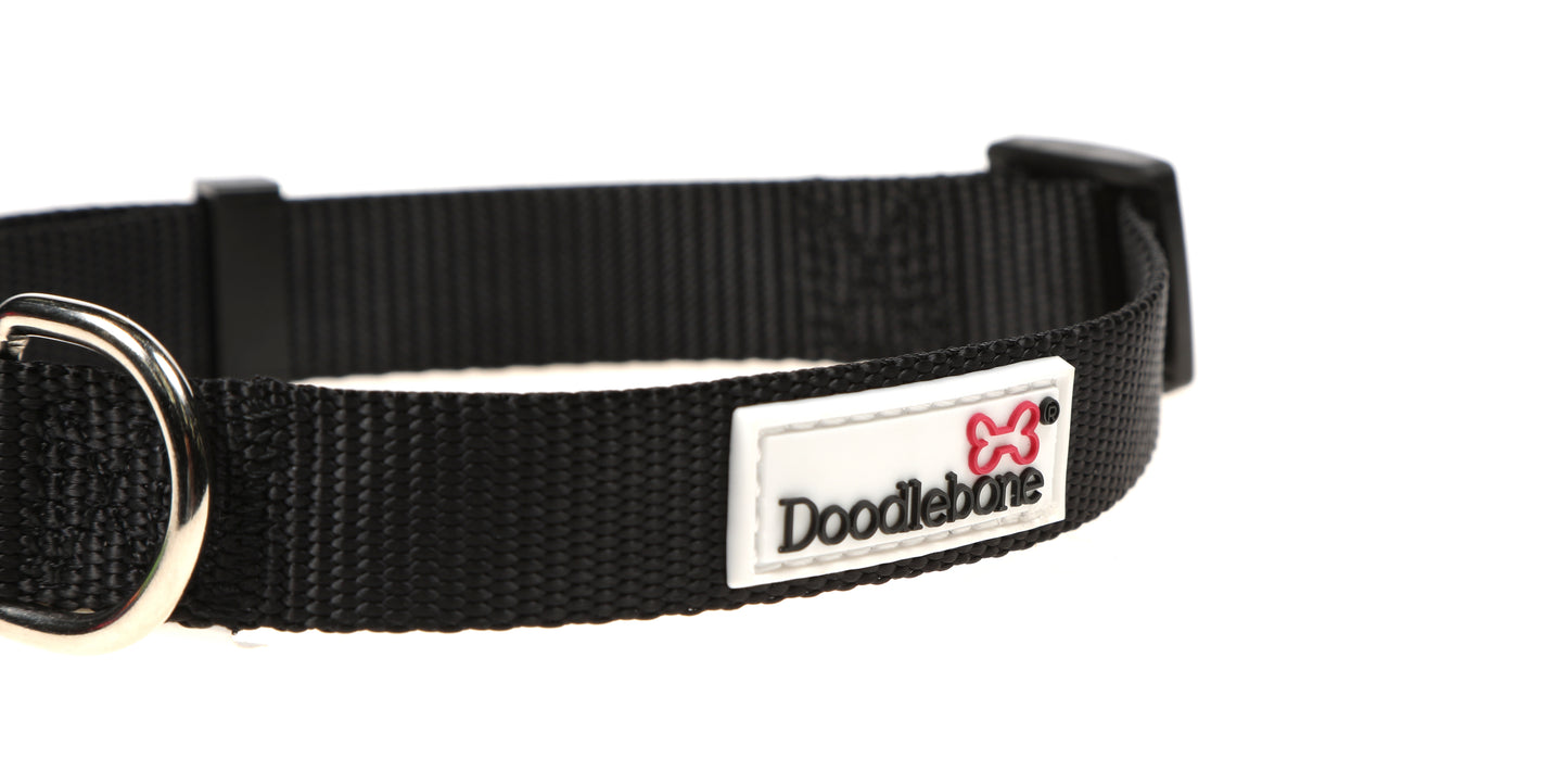 DOODLEBONE Dog Collar and Lead Set - COAL