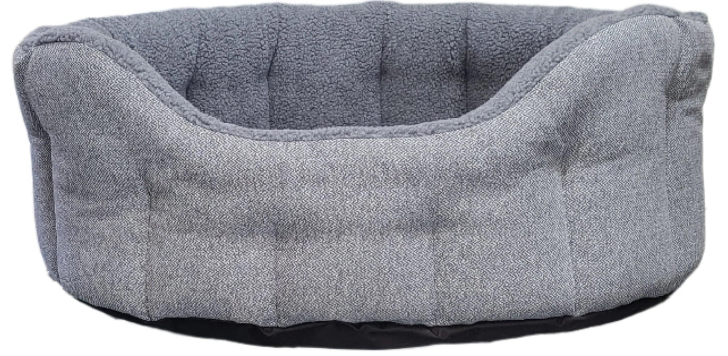 Premium Orkney Tweed Fleece Lined Bolster Beds