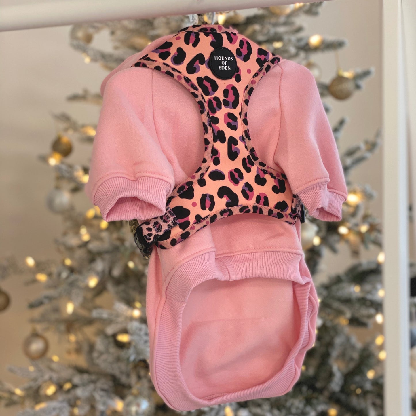 Dog Hoodie - Light Pink