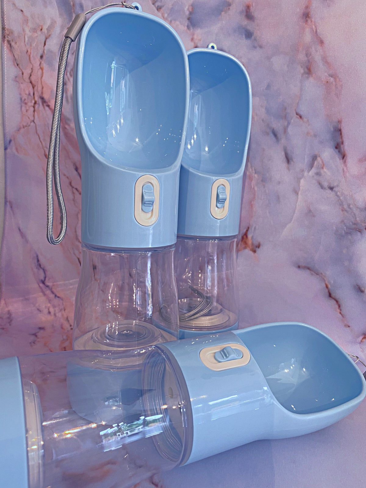 WATER & TREAT BOTTLE - BLUE