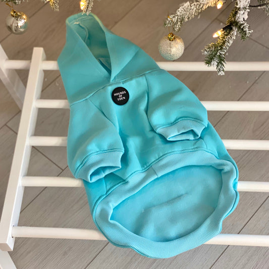 Dog Hoodie - Light Teal