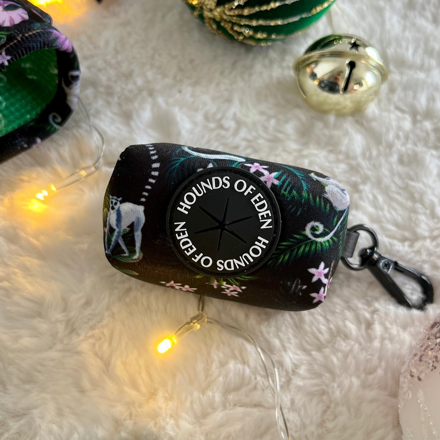 Midnight Madagascar Design Poop Bag Holder