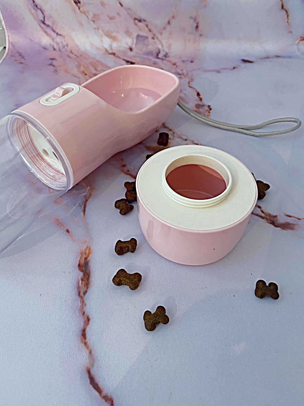 Water & Treat Bottle - Pink