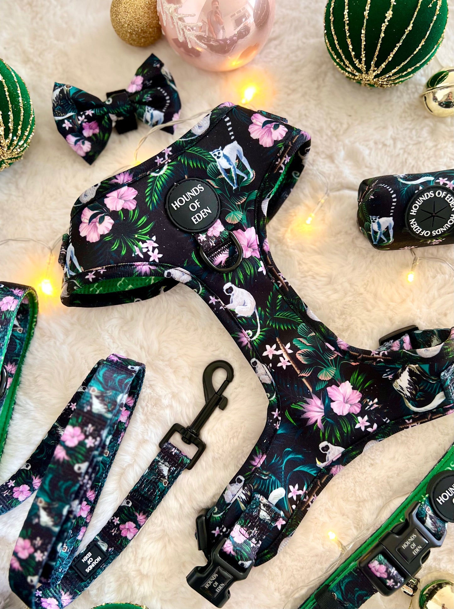 Midnight Madagascar Design Poop Bag Holder