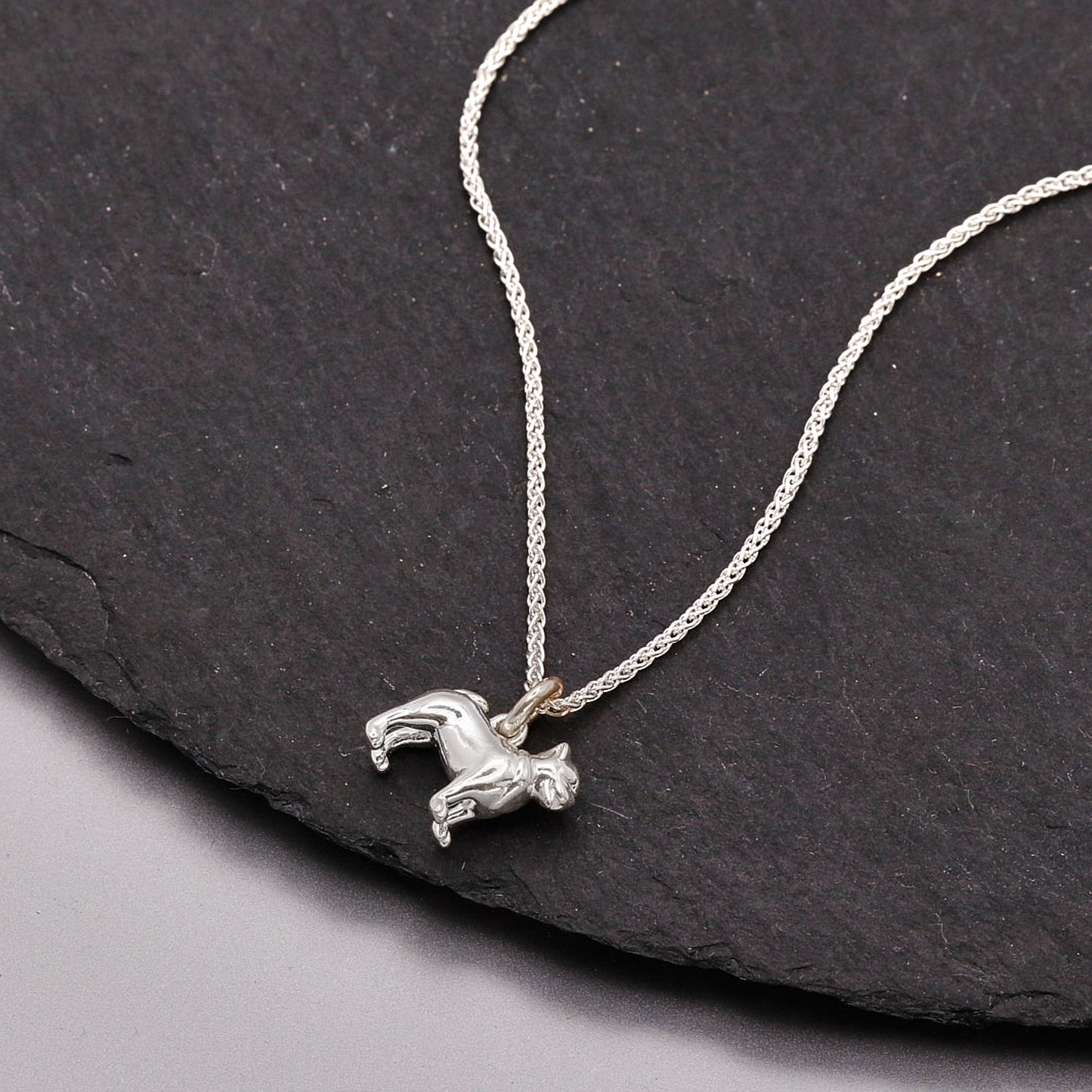 Pug Silver Dog Charm
