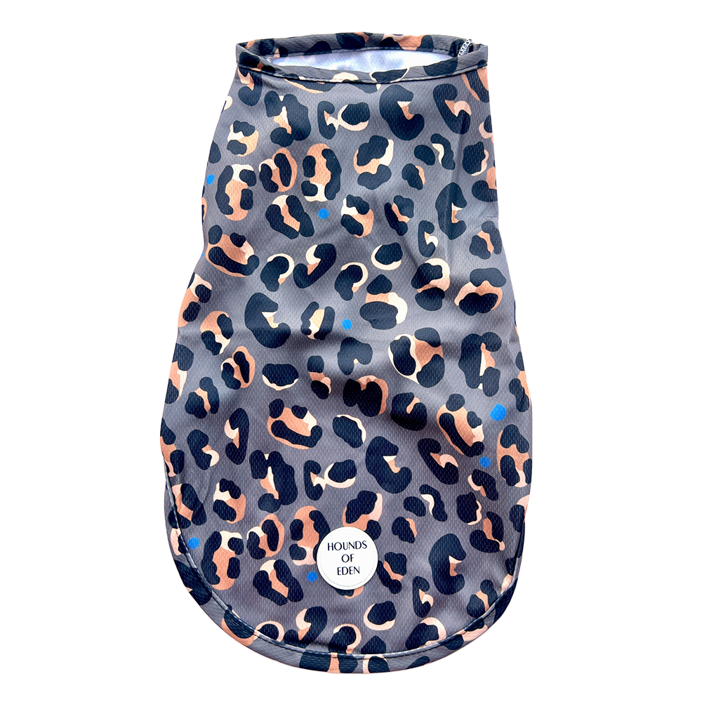 Steel Leopard Dog Cooling Vest