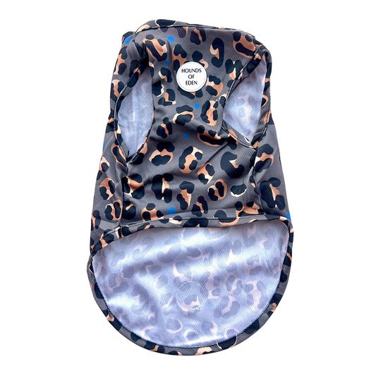 Steel Leopard Dog Cooling Vest
