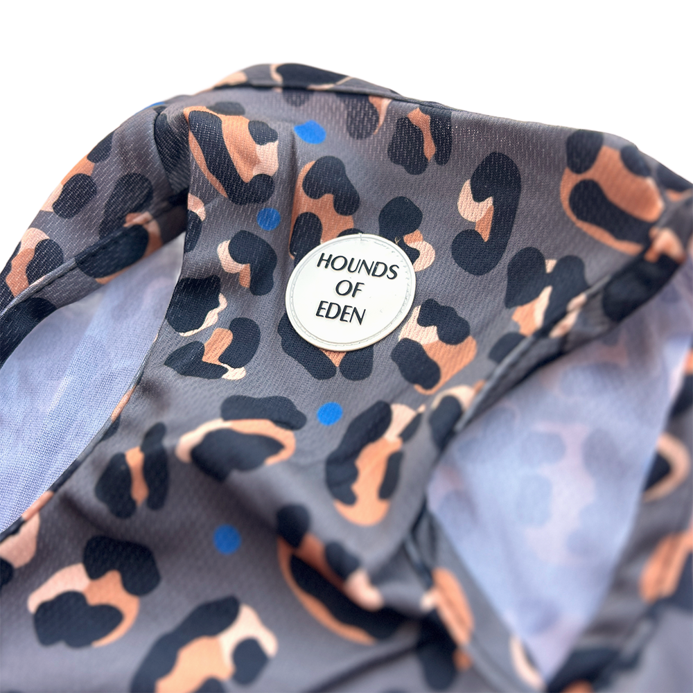 Steel Leopard Dog Cooling Vest